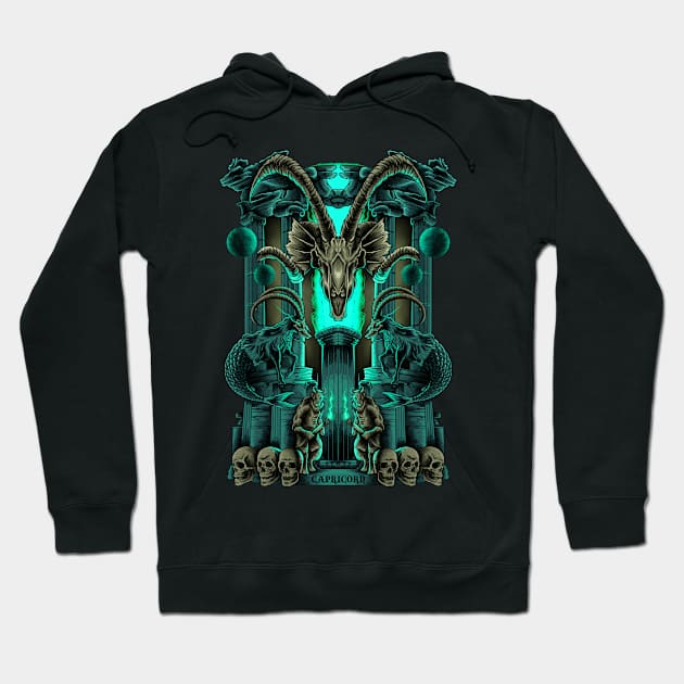 CAPRICORN Hoodie by AWANG ART STUDIO